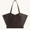 Kiana Large Capacity Tote Bag - Caramel