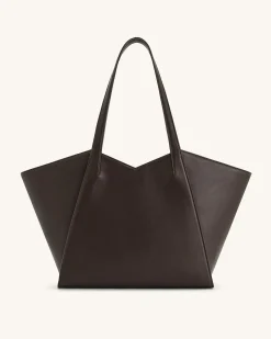 Kiana Large Capacity Tote Bag - Caramel