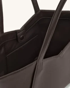Kiana Large Capacity Tote Bag - Caramel
