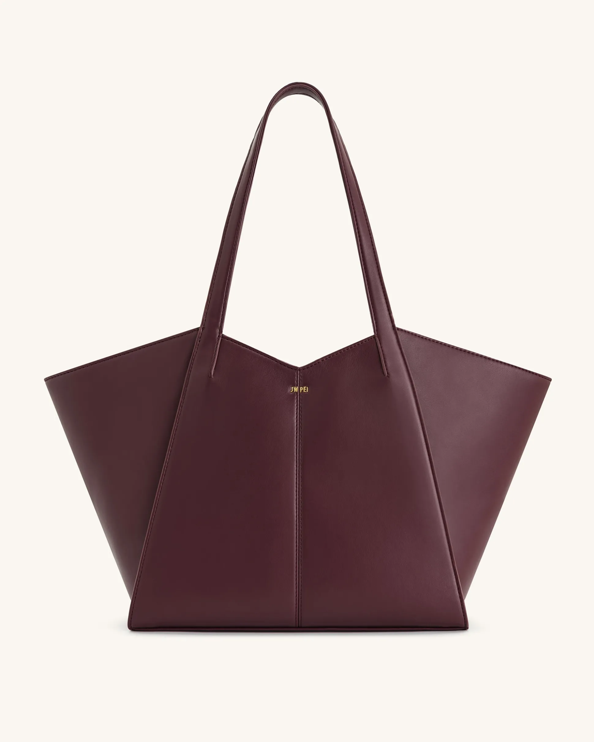 Kiana Large Capacity Tote Bag - Deep Claret