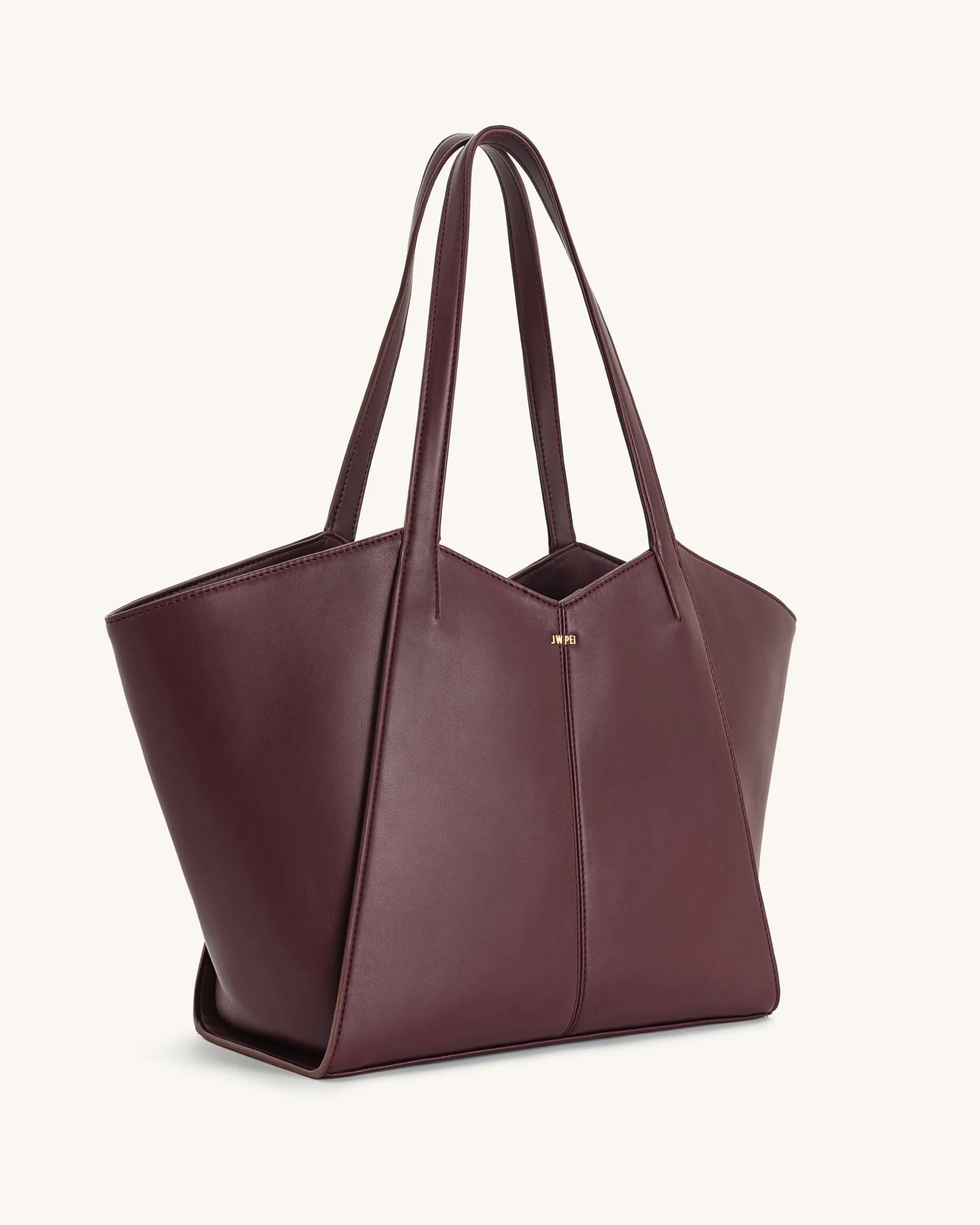 Kiana Large Capacity Tote Bag - Deep Claret