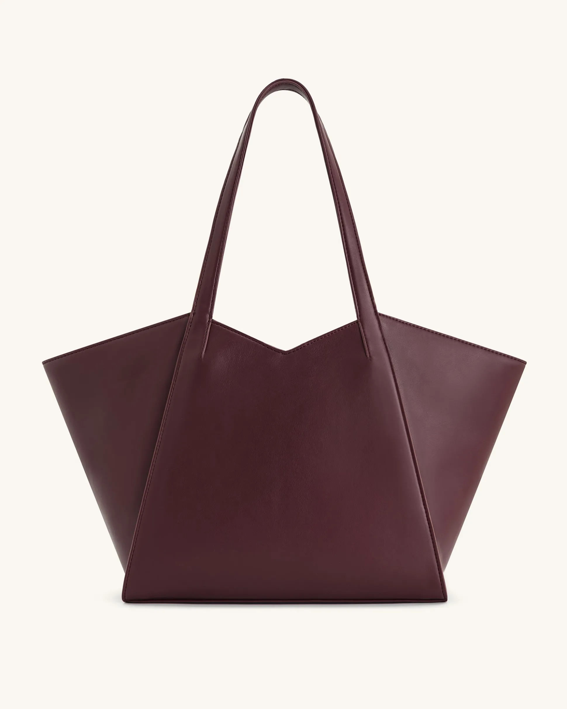 Kiana Large Capacity Tote Bag - Deep Claret