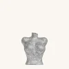 Kiara Diamond Bust Clutch - Silver