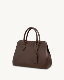 Lara Tote Bag - Dark Brown