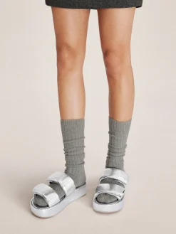 Lexi Metallic Sandal - Silver