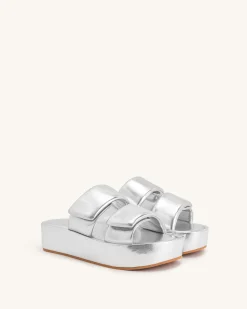 Lexi Metallic Sandal - Silver