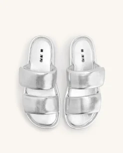 Lexi Metallic Sandal - Silver