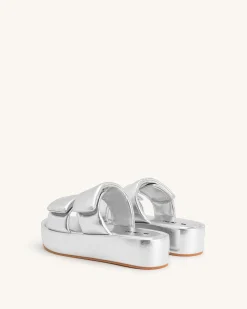 Lexi Metallic Sandal - Silver