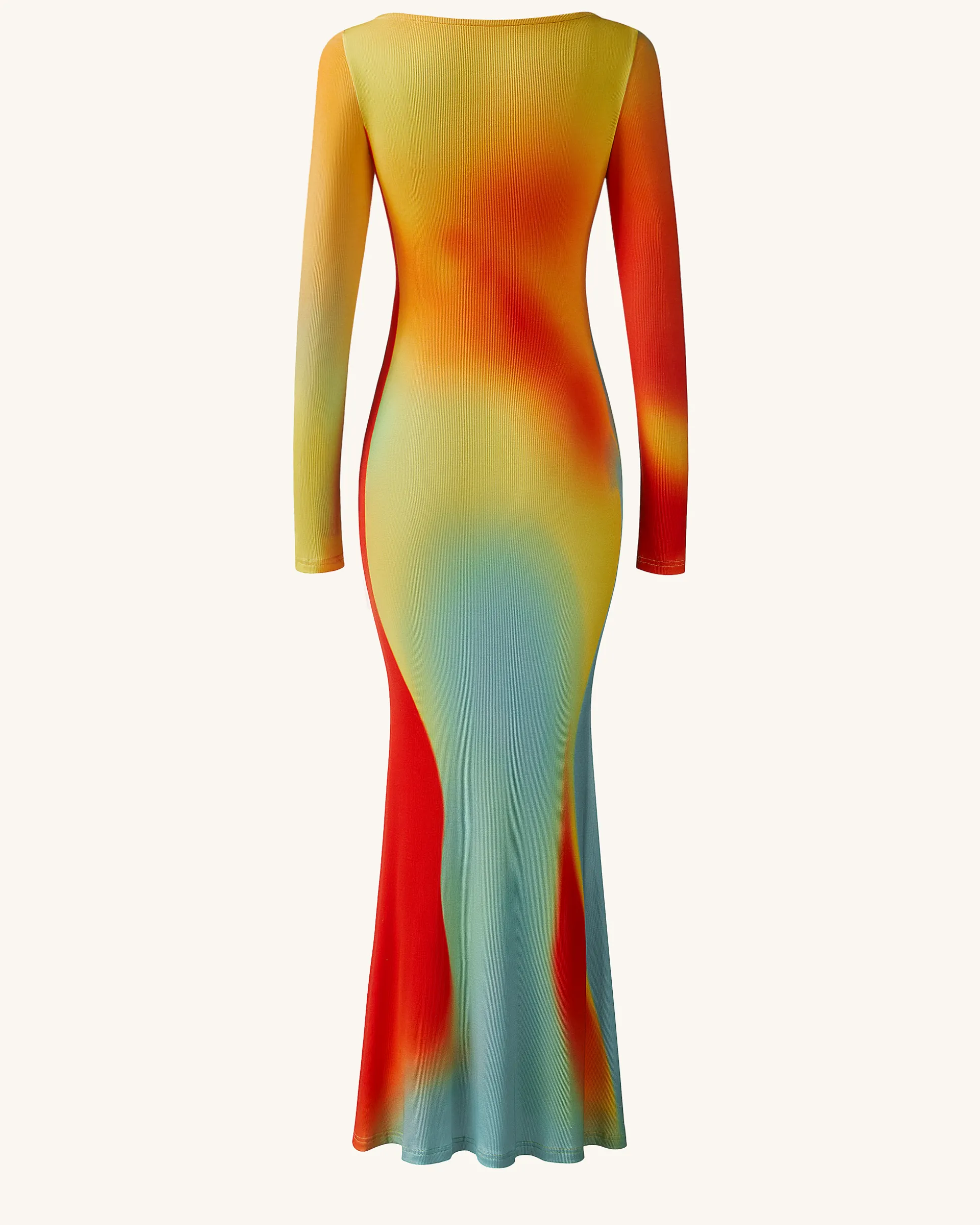 Lily Illusion Print Dress - Multicolor