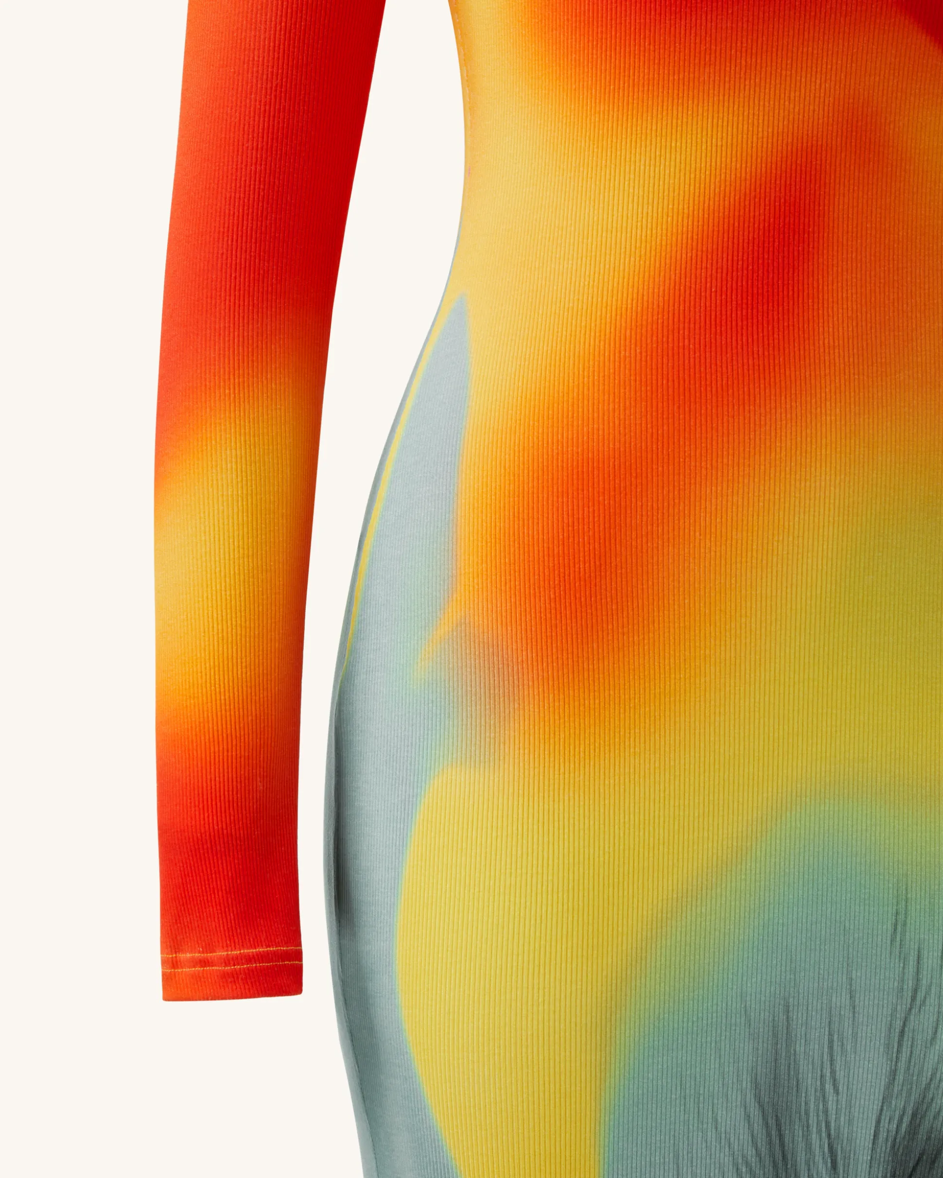 Lily Illusion Print Dress - Multicolor