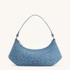Lily Shoulder Bag - Blue Denim Weave