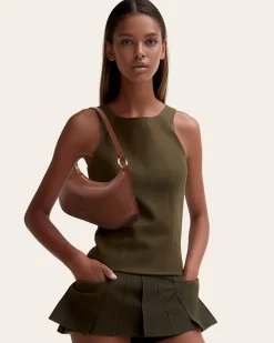 Lily Shoulder Bag - Brown