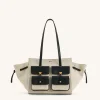 Linda Tote Bag - Black Canvas