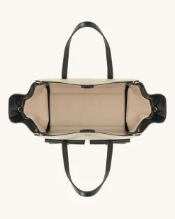 Linda Tote Bag - Black Canvas