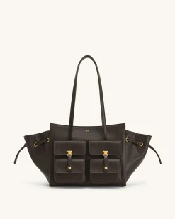 Linda Tote Bag - Dark Brown
