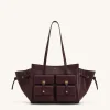 Linda Tote Bag - Deep Burgundy