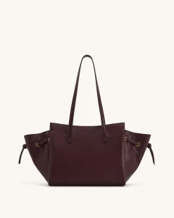 Linda Tote Bag - Deep Burgundy