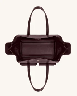 Linda Tote Bag - Deep Burgundy