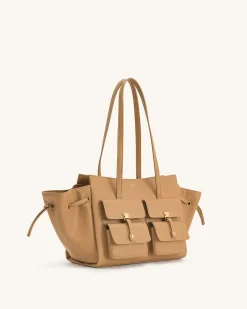 Linda Tote Bag - Latte Color