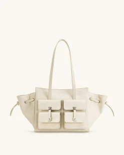 Linda Tote Bag - White