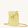 Lola Gradient Chain Phone Case - Light Yellow Croc