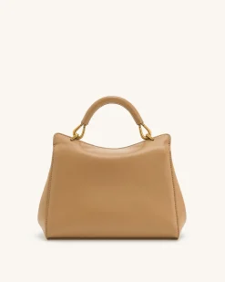 Lucia Classic Top Handbag - Brown