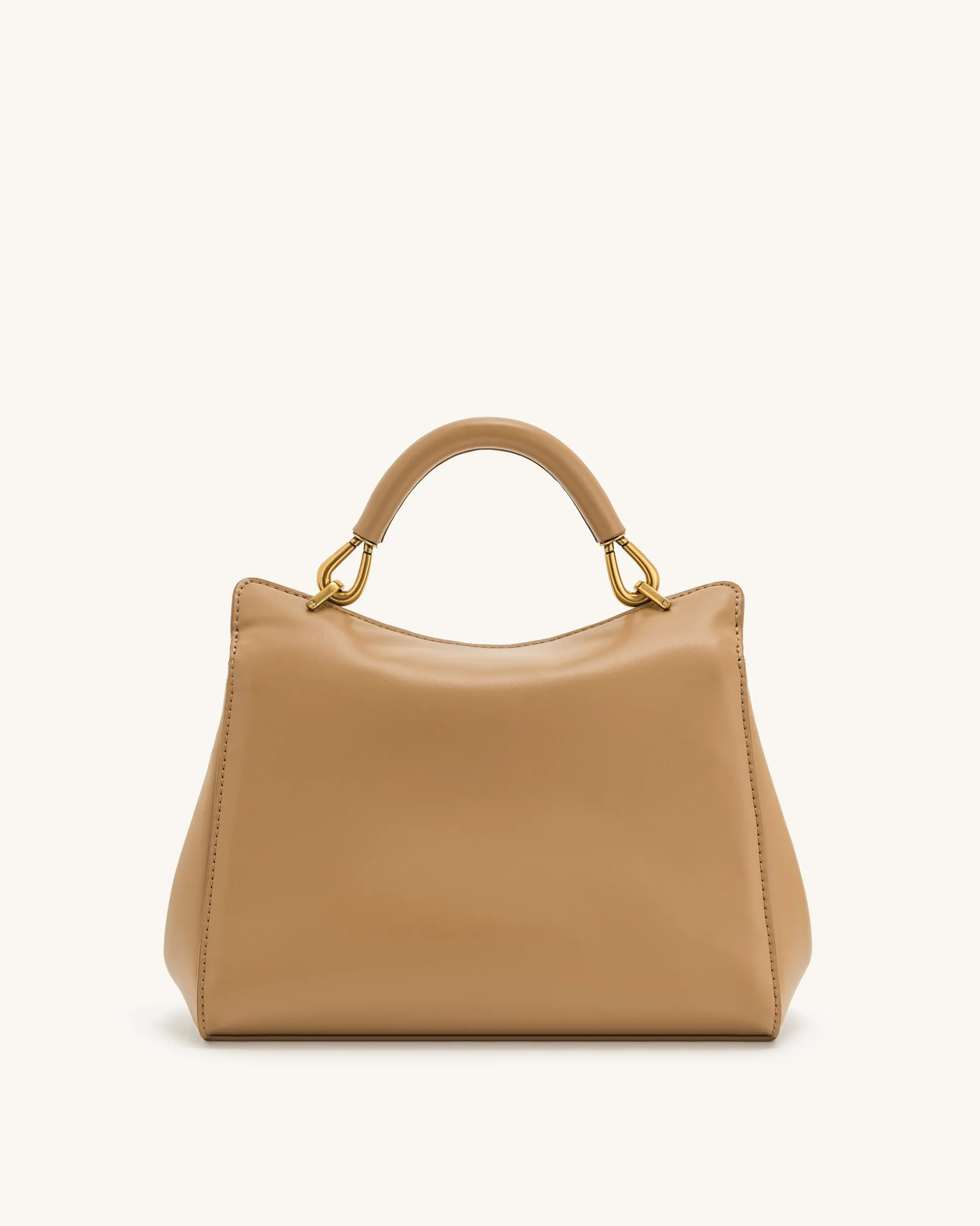 Lucia Classic Top Handbag - Brown