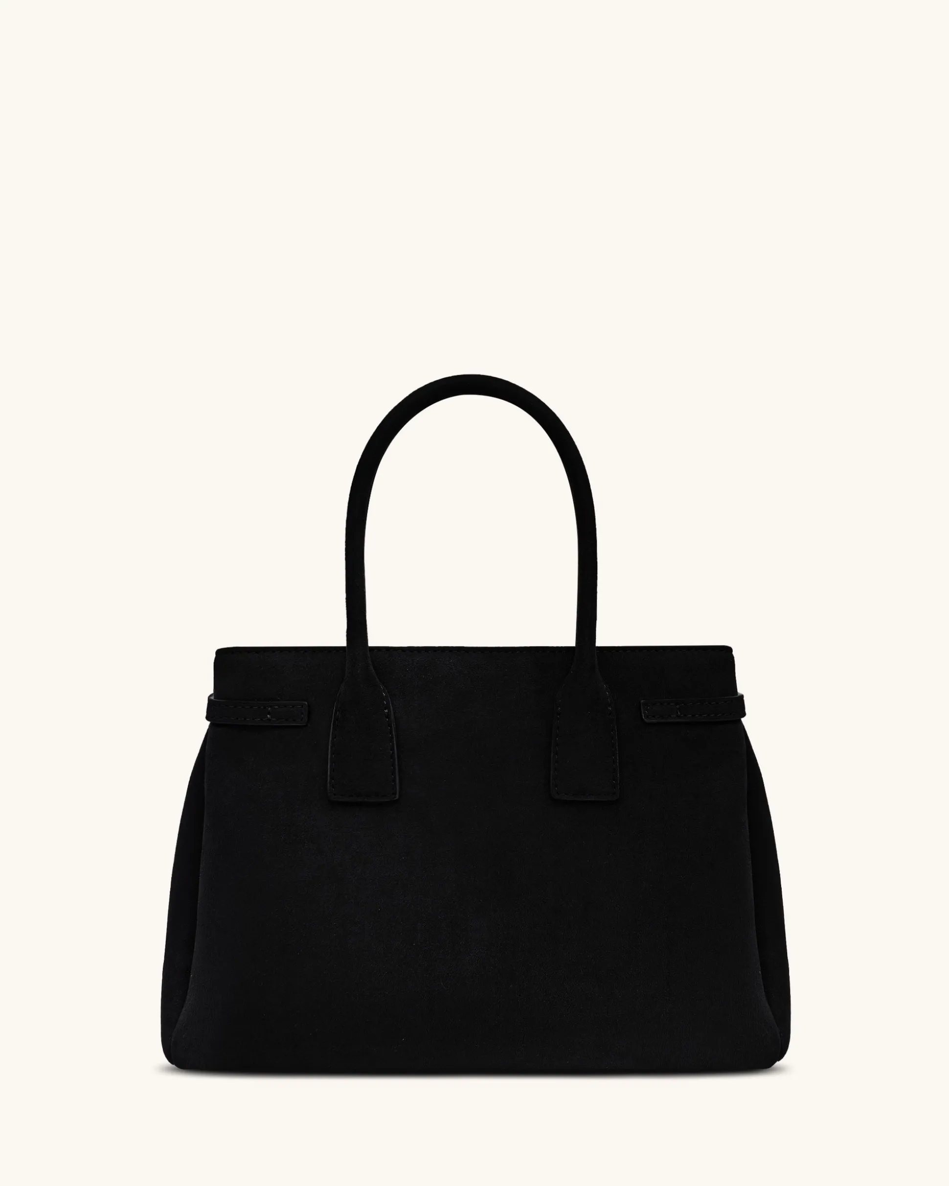 Miley Belt Embellished Tote Bag - Black