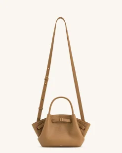 Mini Tote Bag Green Faux Suede Women bag - JW PEI Hana