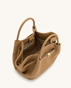 Mini Tote Bag Green Faux Suede Women bag - JW PEI Hana