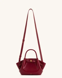 Mini Tote Bag Green Faux Suede Women bag - JW PEI Hana