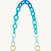 Mya Gradient Acrylic Chain Strap - Blue