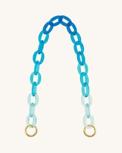 Mya Gradient Acrylic Chain Strap - Blue
