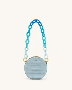 Mya Gradient Acrylic Chain Strap - Blue