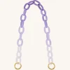 Mya Gradient Acrylic Chain Strap - Purple