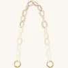 Mya Gradient Acrylic Chain Strap - Ivory
