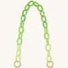 Mya Gradient Acrylic Chain Strap - Green