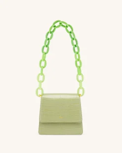 Mya Gradient Acrylic Chain Strap - Green