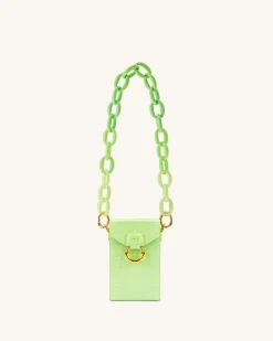 Mya Gradient Acrylic Chain Strap - Green
