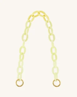 Mya Gradient Acrylic Chain Strap - Yellow