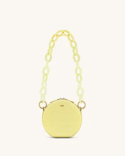 Mya Gradient Acrylic Chain Strap - Yellow