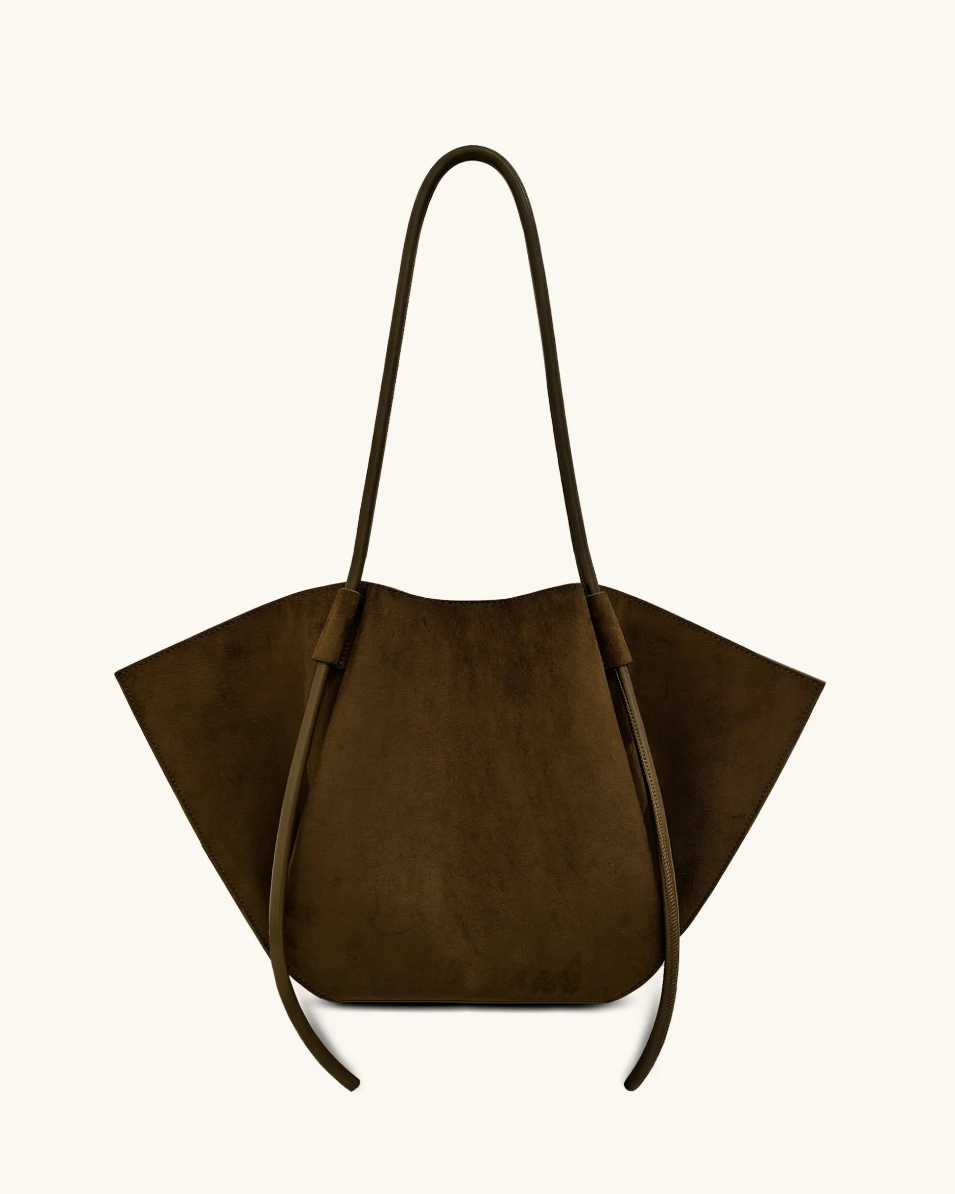 Nala Wide Tote Bag - Mocha Brown