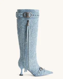 Nico Denim Boot - Blue
