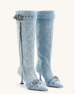 Nico Denim Boot - Blue