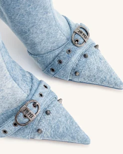 Nico Denim Boot - Blue