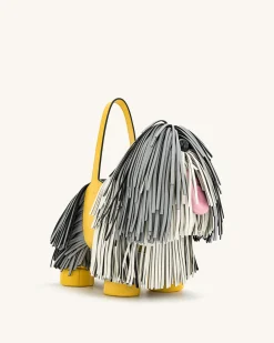 Nita Puppy Shape Handbag - Gray
