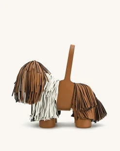 Nita Puppy Shape Handbag - Brown