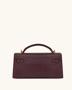 Noor Top Handle Bag - Deep Burgundy