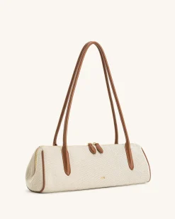 Nova Shoulder Bag - Brown Canvas