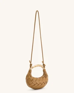 Orla Weave Handbag - Brown